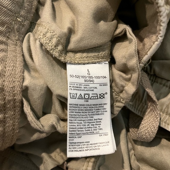 Gap beige twill joggers size large - Picture 9 of 9